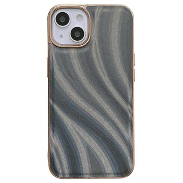 Pierre Cardin Læder Dækket iPhone 7 Plus Cover - Sort