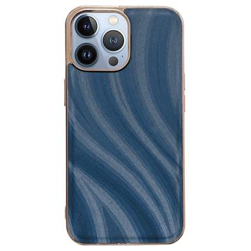 Pierre Cardin Læder Dækket iPhone 7 Plus Cover - Sort
