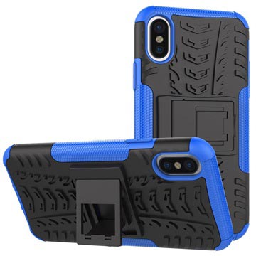 Anti-Slip iPhone 7 Hybrid Cover - Sort