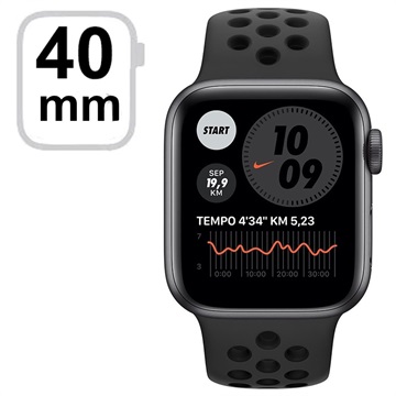 Apple Watch 2 MP4A2ZD/A - Urkasse i Rustfrit Stål - Sportsrem - 42mm - Space Grå