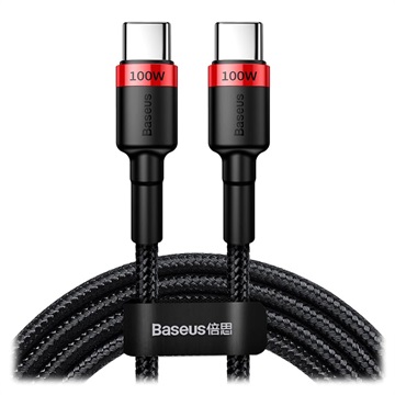 Qnect Superspeed+ USB 3.1 Type-C / C Kabel - 0.5m - Sort 