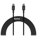 Qnect Superspeed+ USB 3.1 Type-C / C Kabel - 0.5m - Sort 