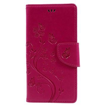 Butterfly Sony Xperia XZ Pung - Hot Pink