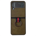 Pierre Cardin Læder Dækket iPhone 7 Plus Cover - Sort