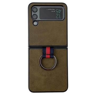 Pierre Cardin Læder Dækket iPhone 7 Plus Cover - Sort