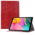 iPad Air 2 Folio Læder Taske - Krokodille - Sort