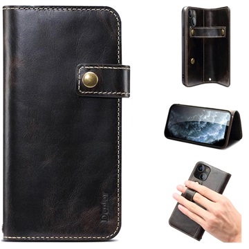 Qialino Classic Huawei Mate 9 Læderpung - Sort