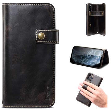 Qialino Classic Huawei Mate 9 Læderpung - Sort