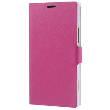 Nokia Lumia 1520 Doormoon Pung Læder Taske - Hot Pink
