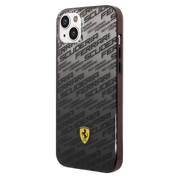 Pierre Cardin Læder Dækket iPhone 7 Plus Cover - Sort