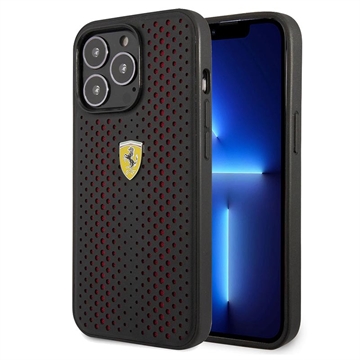 Pierre Cardin Læder Dækket iPhone 7 Plus Cover - Sort