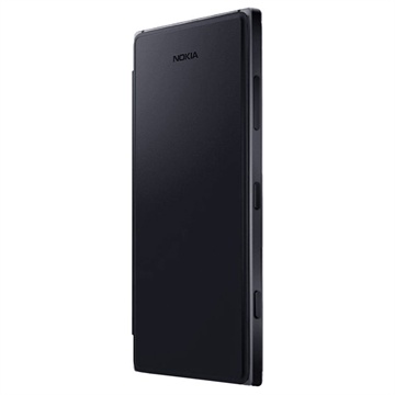 Nokia Lumia 830 Trådløs Oplader Flip Taske CP-627 - Sort