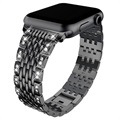 Apple Watch Benks Læder Armbånd - 38mm - Sort