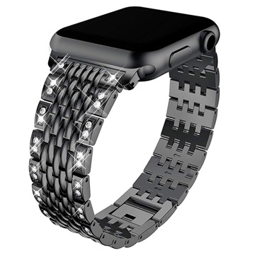 Apple Watch Benks Læder Armbånd - 38mm - Sort