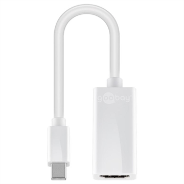 Qnect DisplayPort 20 Pin / HDMI Kabeladapter - Sort