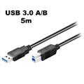 USB 3.0 / USB 3.1 Type-C Kabel U3-199 - Sort