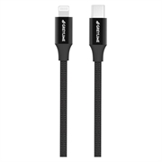 Trust Charge&Sync Lightning Kabel - 1m - Sort