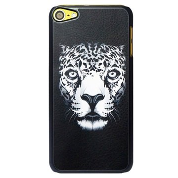 iPod Touch 6G Hard Cover - Leopard - Sort