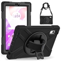 Samsung Galaxy Tab A 10.1 (2016) T580, T585 Roterende Cover - Sort