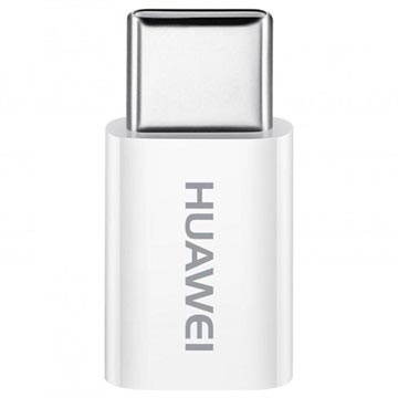 Huawei AP52 MicroUSB / USB 3.1 Type-C Adapter - Bulk - Hvid