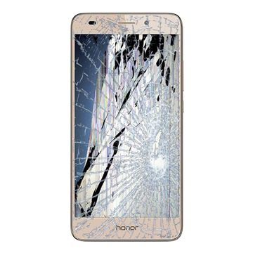 Huawei Honor 5c, Honor 7 lite LCD Display & Touchskærm Reparation - Sort