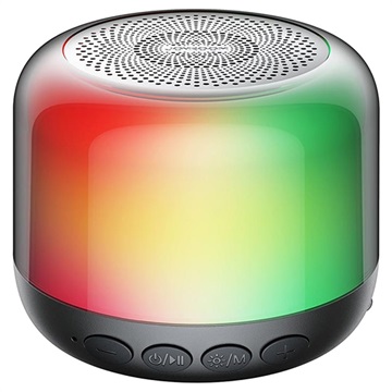 Forever BS-700 Bluetooth-højtaler & RGB LED Lampe med Vækkeur