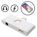 iPhone 7/7 Plus Xincuco Lightning / 3.5mm Audio Adapter - Sølv
