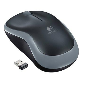 Logitech M185 Trådløs Computermus - Rød