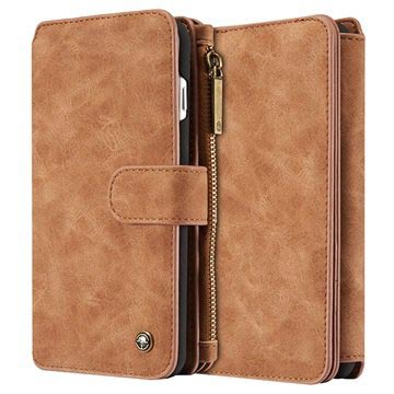 Caseme Multifunctional Wallet Leather iPhone 7 Plus Cover - Sort