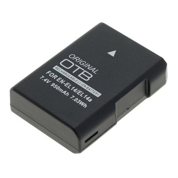 Nikon EN-EL14 Batteri - Df, D3300, D5300, D5500 - 1050mAh