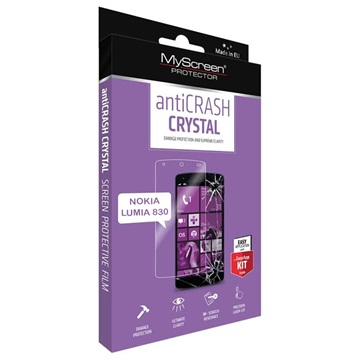 Nokia Lumia 830 MyScreen AntiCrash Crystal Beskyttelsesfilm