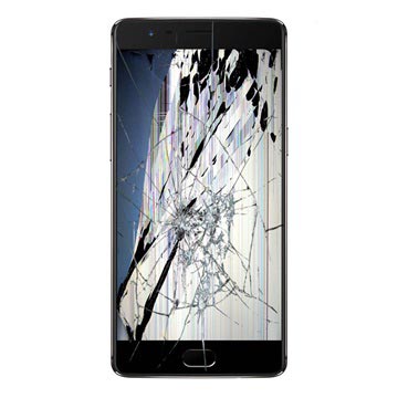 OnePlus 3 LCD Display & Touchskærm Reparation - Sort