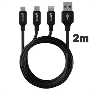 Trust Charge&Sync Lightning Kabel - 1m - Sort
