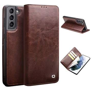 Qialino Classic Huawei Mate 9 Læderpung - Sort