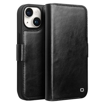 Qialino Classic Huawei Mate 9 Læderpung - Sort