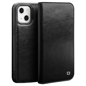 Qialino Classic Huawei Mate 9 Læderpung - Sort