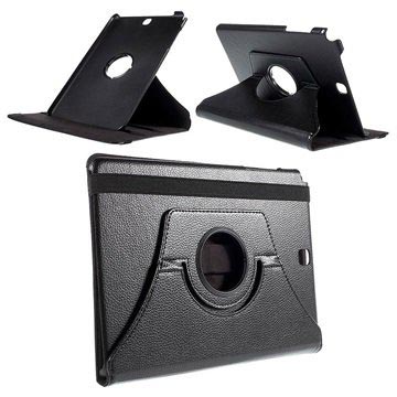 Samsung Galaxy Tab A 9.7 Roterende Taske - Sort