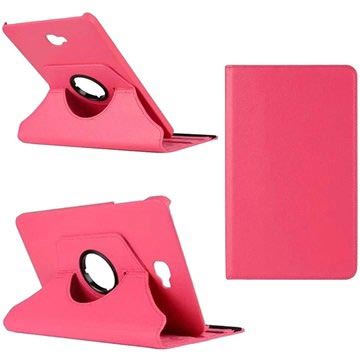 Samsung Galaxy Tab A 10.1 (2016) T580, T585 Roterende Cover - Sort