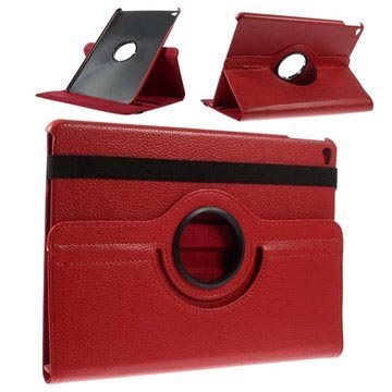 iPad Air 2 Rotary Læder Taske - Rød
