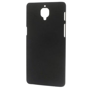 OnePlus 3/3T Gummiagtig Cover - Sort