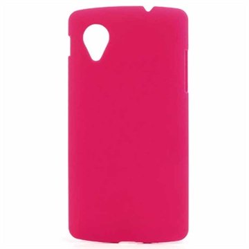 LG Nexus 5 Gummiagtig Cover - Hot Pink