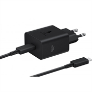 Samsung EP-LN920C Type-C Hurtig Dobbelt USB Biloplader - 2A - Sort