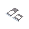 Huawei P9 SIM & MicroSD-kort Bakke - Grå