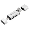Satechi Aluminium USB Type-C Kortlæser - Sølv