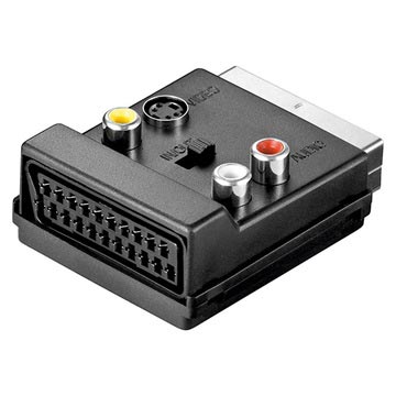 Scart/3 RCA-adapter - 4 pin