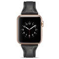 Apple Watch Benks Læder Armbånd - 38mm - Sort
