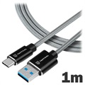 4smarts RapidCord FlipPlug USB Type-C Kabel - 2m - Grå