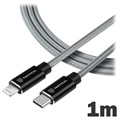 Trust Charge&Sync Lightning Kabel - 1m - Sort