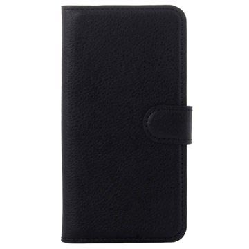 Samsung Galaxy S6 Textured Pung Taske - Sort