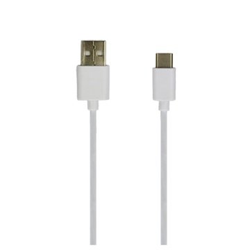 USB 2.0 / USB 3.1 Type-C Kabel - 1m - Hvid